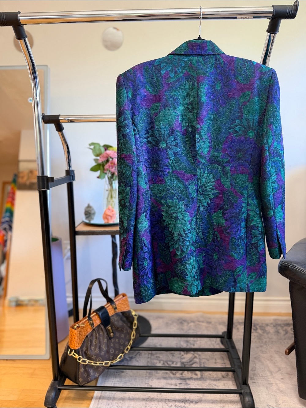 Vintage Dana Buchman Jacquard Blazer - Picture 9 of 11